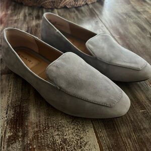 Tahari Women's Gray Suede Loafers